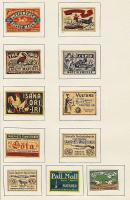 404 darabos svéd gyufacímke gyűjtemény