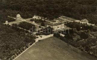 1930 Budapest XII. Svábhegy, Magy. Kir. Áll. Csillagvizsgáló Intézet. Magy. Kir. Áll. Térképészet légi felvétele 1930. május 5. / aerial view