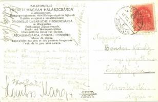 1942 Balatonlelle, Eredeti magyar halászcsárda a szőlőskertben