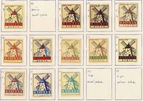 215 darabos magyar gyufacímke gyűjtemény 1945-től: korai kiadások szépen feldolgozva, a hiányzó soro...