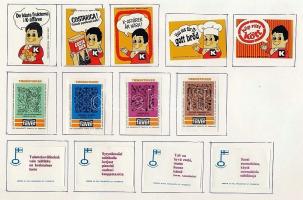 1186 darabos szépen feldolgozott finn gyufacímke gyűjtemény