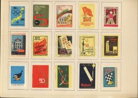 1070 darabos szépen feldolgozott litván és lett gyufacímke gyűjtemény