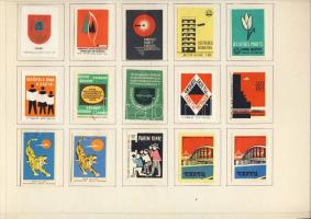 1070 darabos szépen feldolgozott litván és lett gyufacímke gyűjtemény