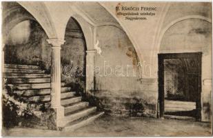 1906 Nagysáros, Velky Saris; II. Rákóczi Ferenc elfogatásának helyszíne, belső. Kiadja Holénia Béla. Fénynyomat Divald műintézetéből / room of Francis II Rákóczis arrest, interior (fl)