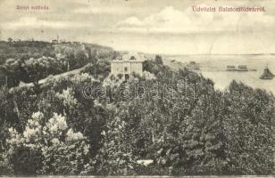 1906 Balatonföldvár, Zrínyi szálloda. Gerendai Gyula kiadása