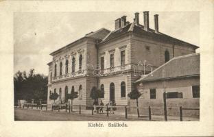 1929 Kisbér, Kincstári szálloda. Haftl Kálmán kiadása