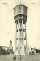 1914 Siófok, víztorony, templom
