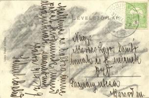 1914 Jósikafalva, Béles, Belis; Urmánczy kastély és kápolna. Lőwe Dezső kiadása / castle and chapel ...