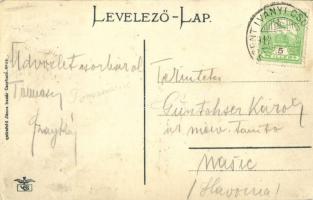 1912 Tátra, Vysoké Tatry; Csorbató Új szálloda. Quirsfeld János bazár kiadása / Strbské pleso, Grand...