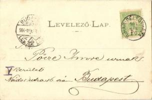 1904 Nagyvárad, Oradea; Szent László tér, piac, Általános takarékpénztár, Versenyáruház, Zálogház, A...