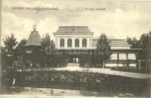 1918 Bikszádgyógyfürdő, Bixad; Nagy vendéglő. Divald Károly fia / restaurant