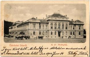 1904 Dés, Dej; M. kir. Törvényház / court (EK)