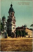 Dicsőszentmárton, Tarnaveni, Diciosanmartin;  Római katolikus templom. Kiadja Jeremiás Sándor / Catholic church