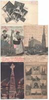 37 db RÉGI osztrák városképes lap érdekesebb lapokkal, vegyes minőségben / 37 pre-1920 Austrian town...