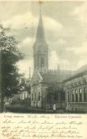 1899 (Vorläufer!) Budapest IV. Újpest, Evangélikus templom. Schön Bernát kiadása
