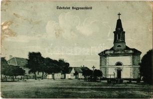 1923 Bogyoszló, Római katolikus templom, utca (fl)