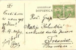 1907 Dusnok, Üdvözlet a koledároktól / Koledari, Hungarian folklore