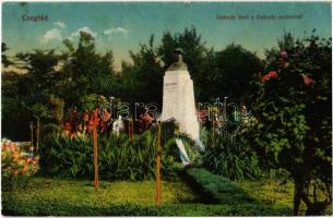 1916 Cegléd, Gubody kert, Gubody Ferenc szobor