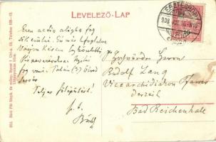 1908 Budapest II. Rákóczi kollégium egyik tanulóterme, belső. Oszlop utca 35. (ma Keleti Károly utca...