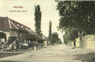 1910 Fajsz, Pest-Fajsz; Kossuth utca, Somogyi István üzlete és saját kiadása (EK)