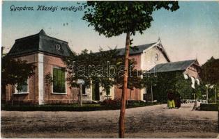 1922 Gyopárosfürdő, Gyopáros (Orosháza); Községi vendéglő, étterem. Kiadja Tomay (r)