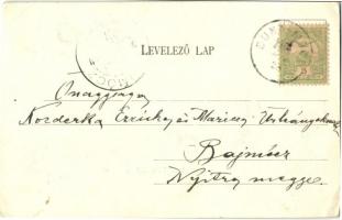 1904 Dunamocs, Mocs, Moca; Duna part csónakokkal. Zajos Mihály kiadása / Danube riverside, boats (EK...