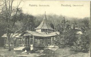 1906 Pozsony, Pressburg, Bratislava; Vaskutacska / Eisenbrünnel / Zelezná Studénka / spa