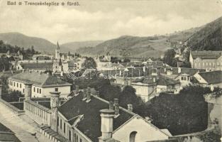 Trencsénteplic, Trencianske Teplice; látkép a városról / general view (Rb)