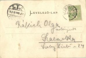 1907 Selmecbánya, Schemnitz, Banská Stiavnica; Leányvár. Joerges / castle (EK)