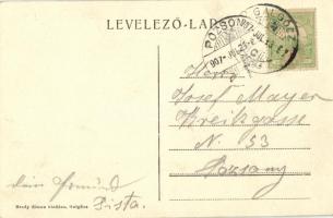 1907 Galgóc, Hlohovec; Gróf Erdődy vára. Brody Simon kiadása / castle