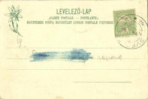 Tátra, Vysoké Tatry; Felmenet a Vadorzó-Hágóhoz és kilátás a Halas-tó felé / Aufstieg zum Wildererjo...