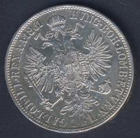 Ausztria 1861A 1Fl Ag T:2/3+ kis ph.