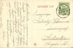 1910 Sztracena, Stratená, Verlorenseifen; régi kápolna télen, új kápolna / old and new chapel, winte...