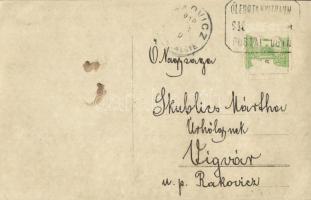 1915 Szentmiklósvölgye, Ólehota, Ó-Lehota, Stará Lehota; Temetvény vár, templom. Bárovics felvétele ...