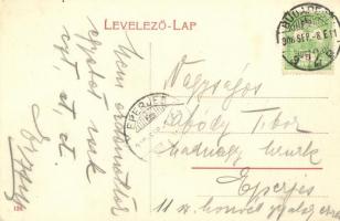 1908 Ungvár, Uzshorod, Uzhorod; Színház épület, Riesenberg József, Rosenbaum Ferenc, Weinman Samu és...