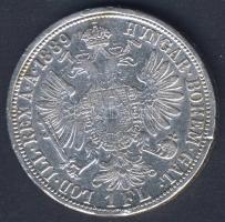 Ausztria 1889. 1Fl Ag T:3 ph.