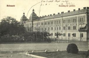 1911 Kolozsvár, Cluj; Bocskay tér, park. Sámuel S. Sándor kiadása / square, park