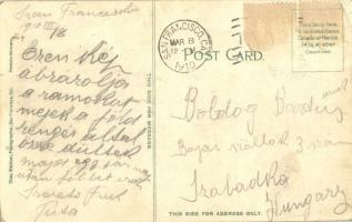 1910 San Francisco (California), Union Square surrounded by ruins April 18, 1906, after the earthqua...