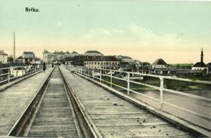 1909 Brcko, Brcka; railway bridge / Eisenbahnbrücke