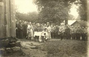 ~1916 Brosteni, Brosceni; Orosz tábori mise / Russian military field mass. photo