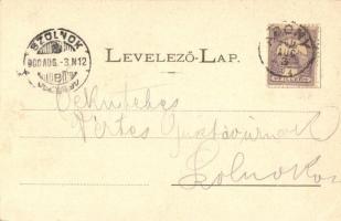 1900 Abony, Kaszinó, Csendőrlaktanya, Vendéglő az abonyi tanyához, Abonyi Lajos háza. Kiadja Vörös L...