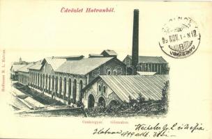 1899 (Vorläufer!) Hatvan, Cukorgyári gőzmalom. Hoffmann M. L. kiadása