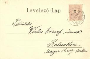 1899 (Vorläufer!) Hatvan, Cukorgyári gőzmalom. Hoffmann M. L. kiadása