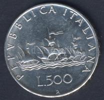 Olaszország 1966. 500L Ag T:2