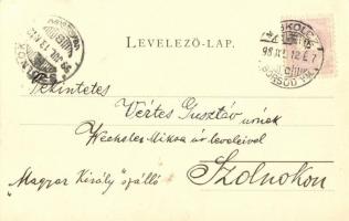 1899 (Vorläufer!) Miskolc, Erzsébet fürdő. Ferenczi B. kiadása