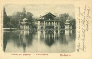 1901 Budapest XIV. Városliget Jégpálya. Divald