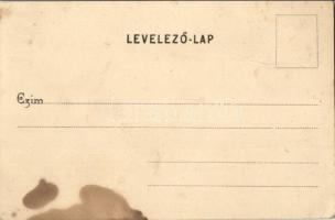 Budapest IV. Újpest, Árpád úti részlet, villamos, Kávéház és üzletek. Art Nouveau (fl)