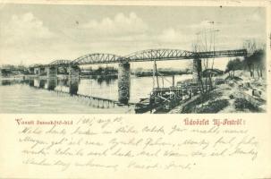 1901 Budapest IV. Újpest, Vasúti összekötő híd (EK)