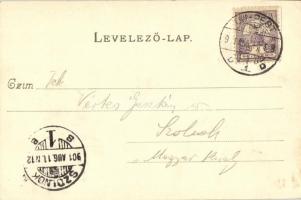 1901 Budapest IV. Újpest, Vasúti összekötő híd (EK)