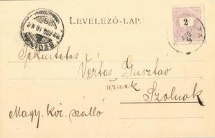 1899 (Vorläufer!) Rózsahegy, Ruzomberok; Új városház, templom. Kohn Adolf kiadása / new town hall, c...